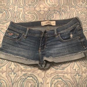 Used Hollister jean shorts,  size 5 w27